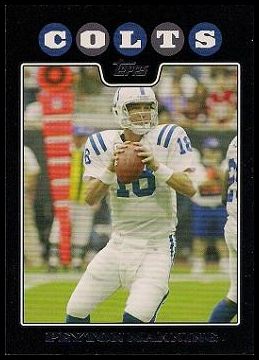 2008 Topps Indianapolis Colts IND1 Peyton Manning